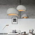 Wabi-Sabi Polystyrene Pendant Light, Spherical Dome Shade
